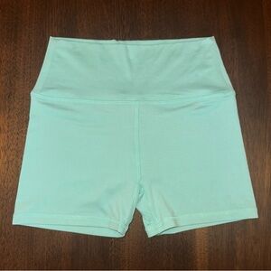 Savrae Mint Green Biker Shorts Size Small 3” Inseam
